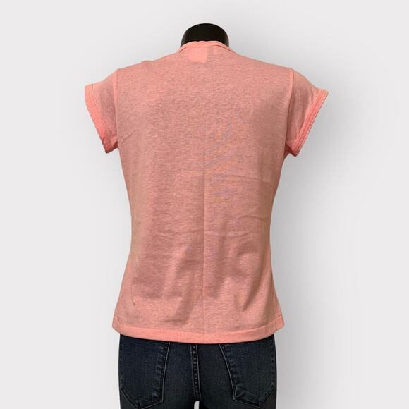 Elizabeth Adams Sport NEW VINTAGE Single Stitch Tee sz M Pastel Embroidery Shirt - Picture 2 of 10